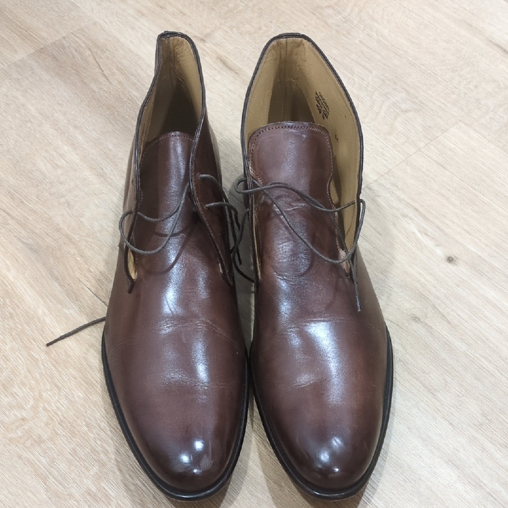 Paul Evans Men's Brown Leather Chukka Boots